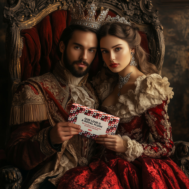 Chaussettes colorées pour hommes SOXO Roi et Reine