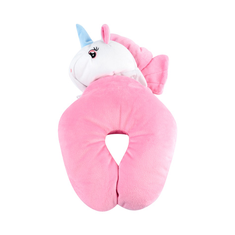 MOMO WAY oreiller de voyage multifonctionnel licorne | croissant | oreiller doux pour la nuque