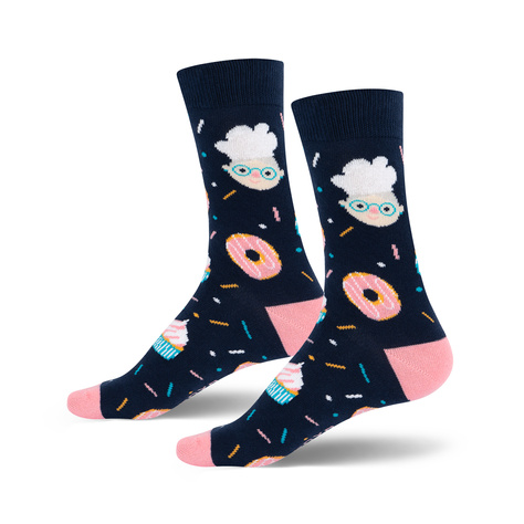 Chaussettes pour femmes SOXO pâtisserie maison, 2 paires