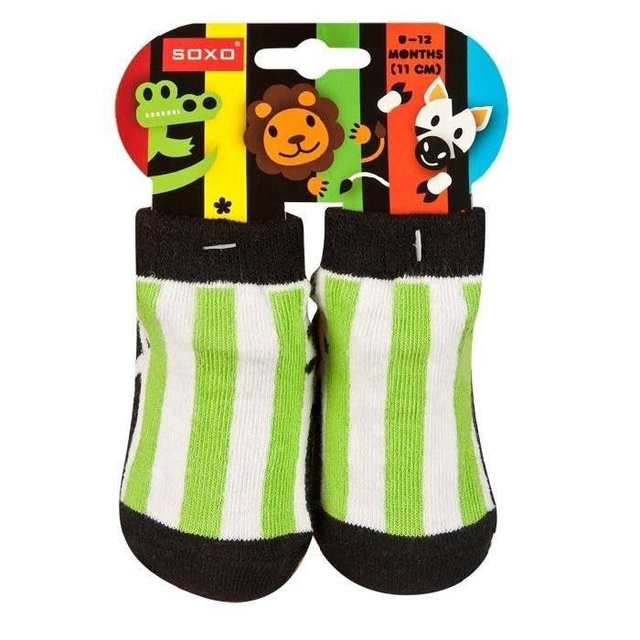 Lot de 6x chaussettes colorées SOXO pour bébé | chaussettes gaies | baskets pour bébé | cadeau