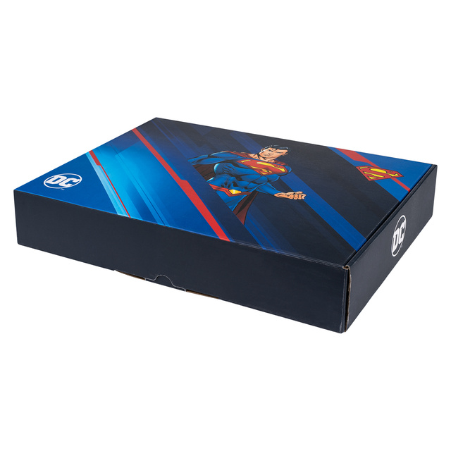 Lot de 1x Chaussettes colorées SOXO Superman et 1x Chaussons homme Superman