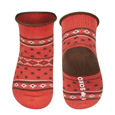 SOXO baby chaussettes rouges avec modal 