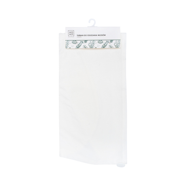 MOMO WAY turban de bain blanc | serviette de bain 