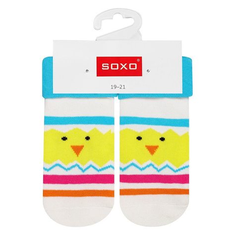 Chaussettes bébé antidérapantes SOXO chicken