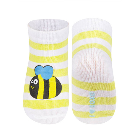 Chaussettes bébé colorées SOXO avec abeille