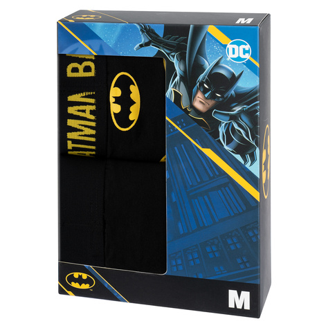 Lot de 2 caleçons Batman pour homme et pantoufles Batman, idée cadeau idéale pour Noël 