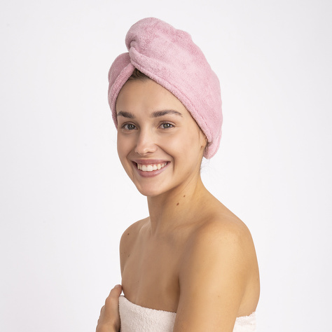 MOMO WAY turban de bain rose | serviette 