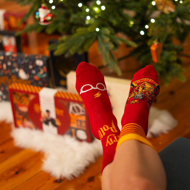 Calendrier de l’Avent avec Chaussettes Harry Potter 6-Pack