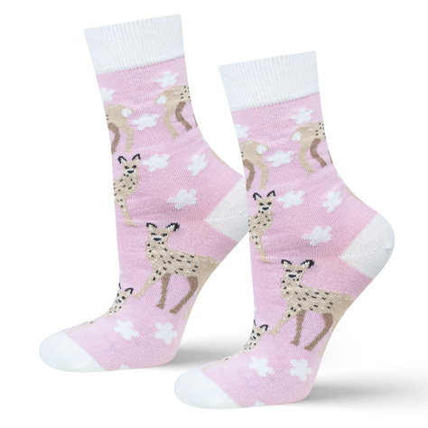 Chaussettes pour femmes SOXO cerf