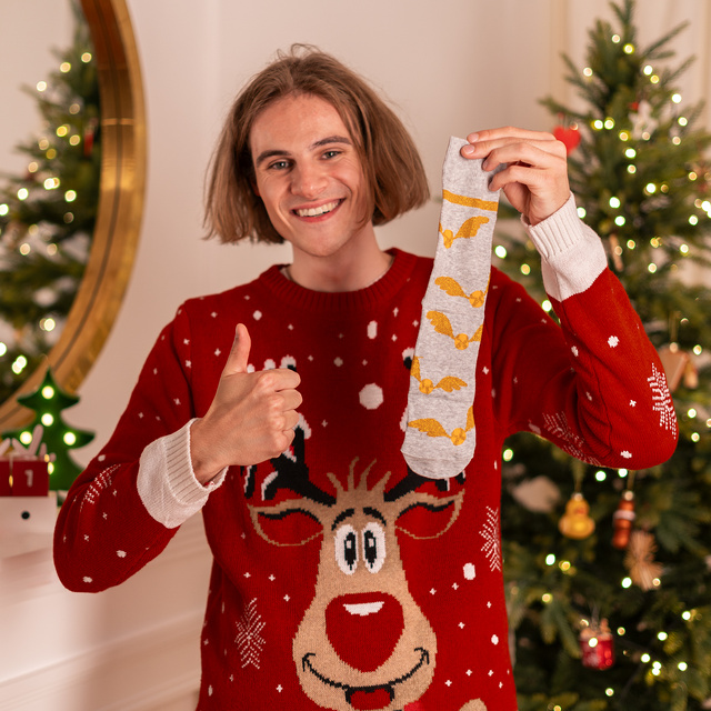 Calendrier de l’Avent avec Chaussettes Harry Potter 12-Pack