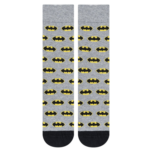Chaussettes homme grises SOXO GOOD STUFF Batman DC Comics | pour cadeau