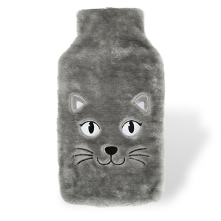 Bouillotte avec housse motif chat 3,5 l