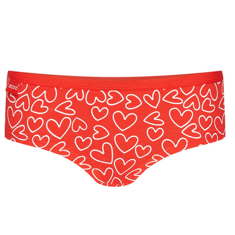 SOXO Valentine's Day culotte hipster 2-pack