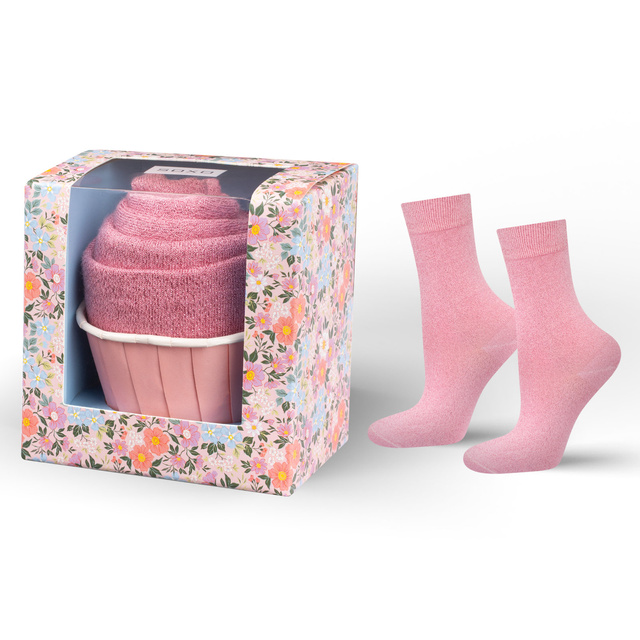 Paquet de chaussettes cupcake lumineuses pour femmes SOXO - 2 paires