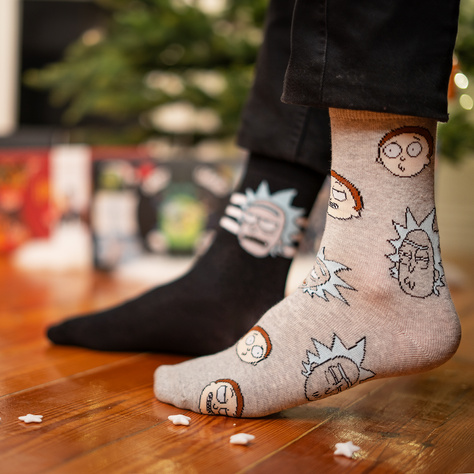 Calendrier de l'Avent Rick and Morty Lot de 6x chaussettes SOXO Hommes