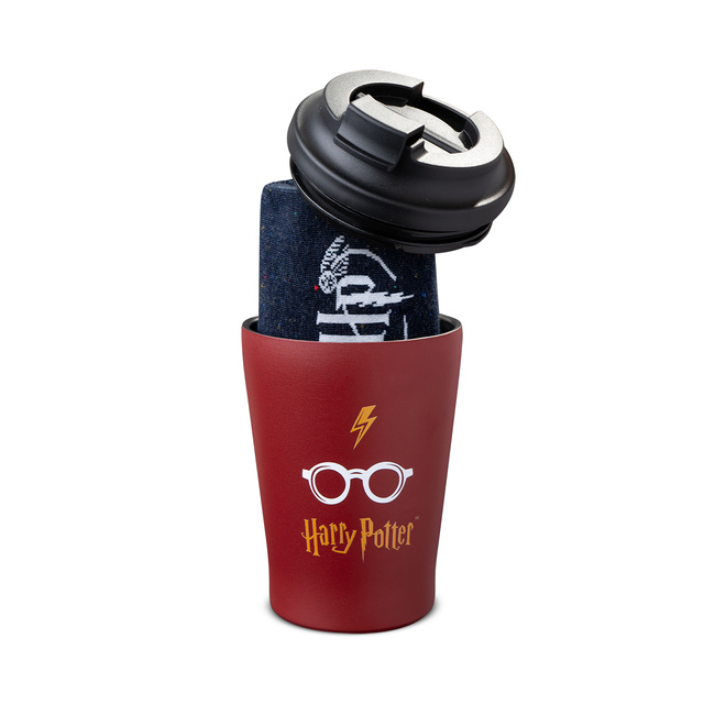 Coffret Cadeau Chaussettes Harry Potter + Mug Isotherme