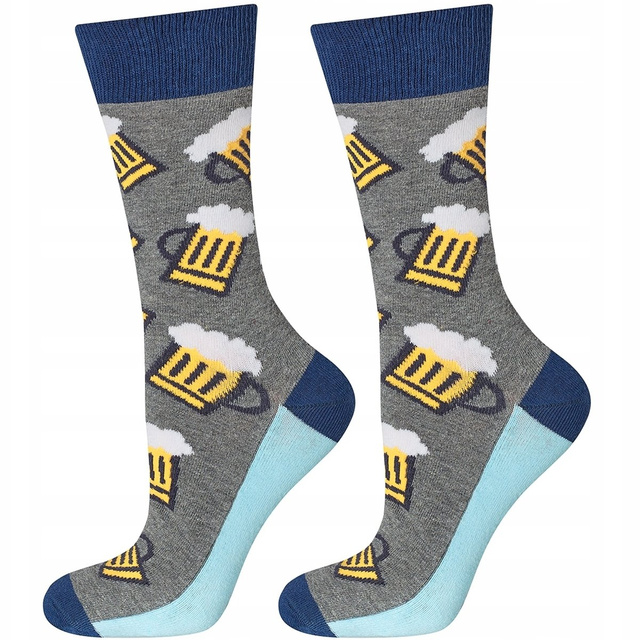 Lot de 4 chaussettes homme SOXO GOOD STUFF dans une boîte à pizza