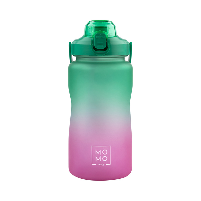 Bouteille d'eau 1,5L vert-rose | BPA free