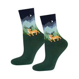 Chaussettes homme et femme Soxo avec motif de cerf - 3 paires