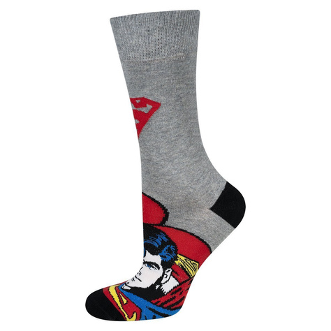 Lot de 2 chaussettes colorées SOXO GOOD STUFF pour homme Batman et Superman DC Comics