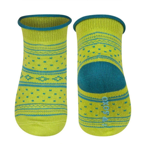 Chaussettes bébé vertes SOXO avec modal 