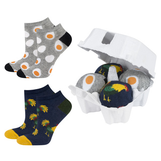 2x Pieds d'homme de Pâques SOXO colorés pour lui