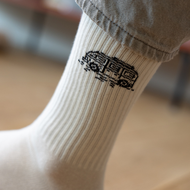 Coffret Cadeau Chaussettes Camping-car + Mug Thermique