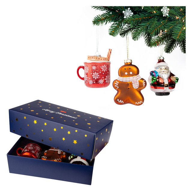 Lot de 3x bombes de Noël Soxo 