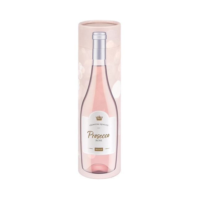 Lot de 3x chaussettes SOXO Prosecco pour femme en tube | cadeau idéal pour elle 