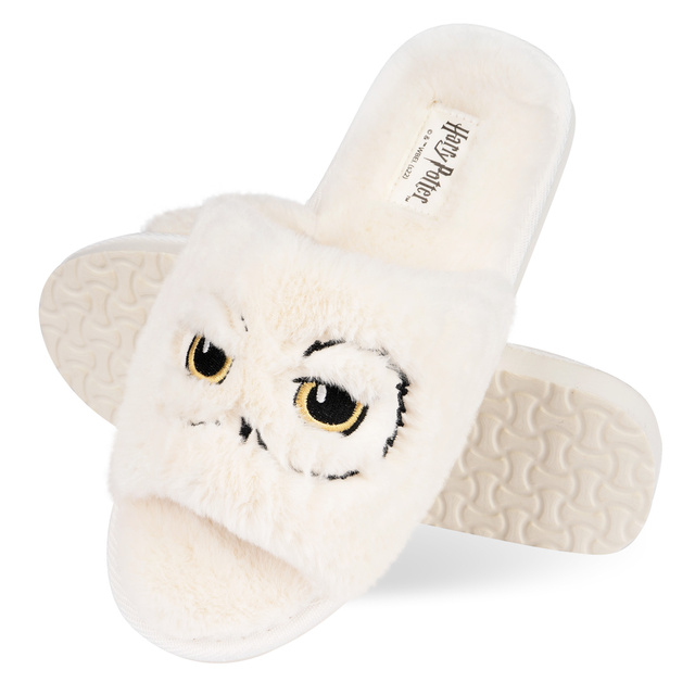 Chaussons femme Harry Potter Hibou Produit original Warner Bros., une idée cadeau joyeuse