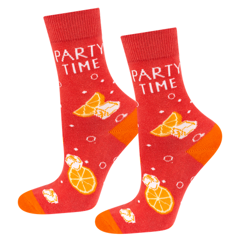 Lot de 3x chaussettes SOXO | Apéritif pour femmes dans un tube cadeau 