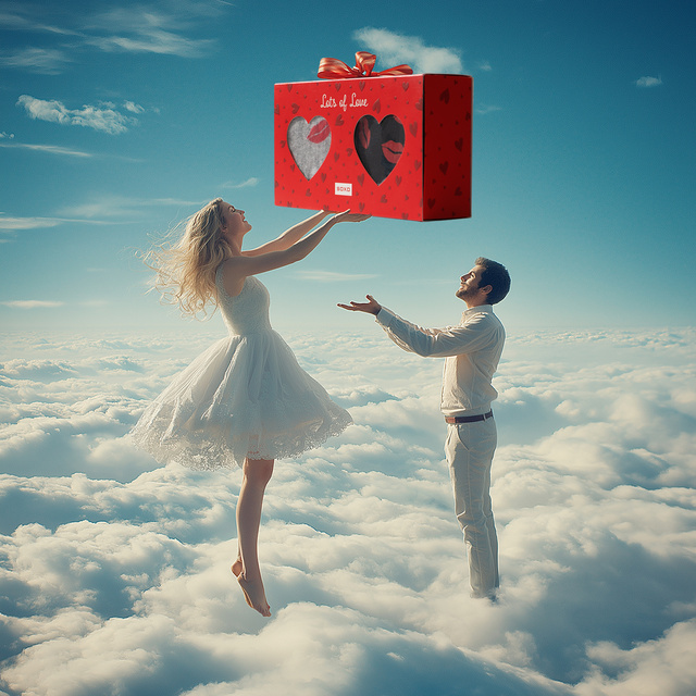 Ensemble Boxers et Chaussettes SOXO Bisou