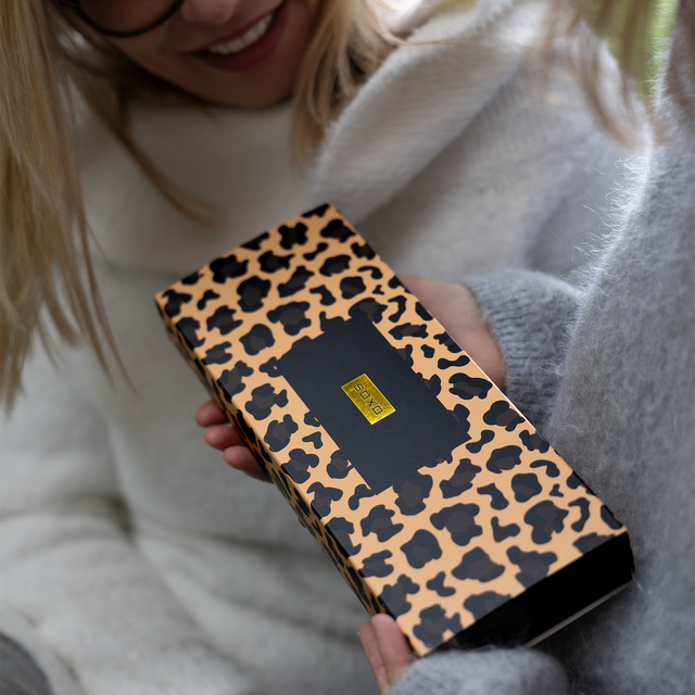 Chaussettes pour femmes SOXO Leopard classic en emballage - 3 paires