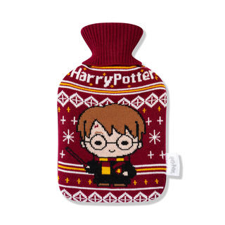 Harry Potter Hot Water Bottle Original, sous licence de Warner Bros., chauffe-eau dans une housse en peluche 1 L