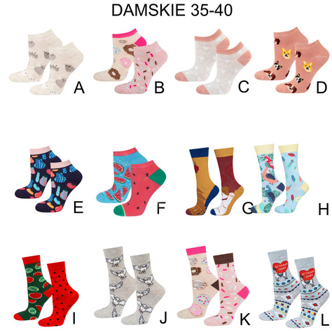 Gift box Lot de 12 chaussettes colorées pour hommes et femmes SOXO