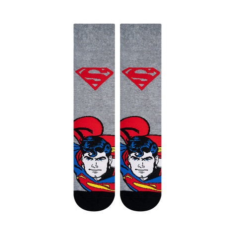 Chaussettes grises SOXO GOOD STUFF Superman DC Comics pour hommes 