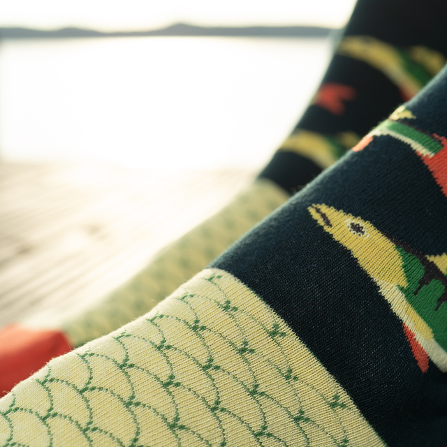 Chaussettes homme SOXO Perche en emballage