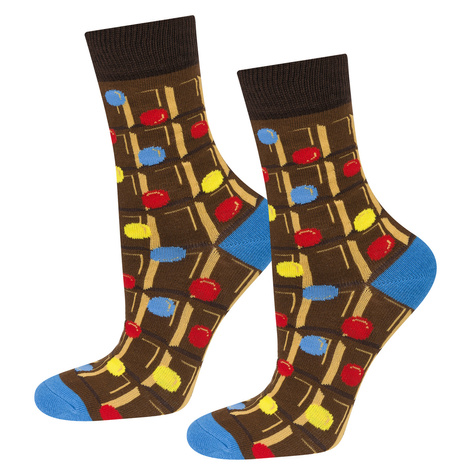 Chaussettes femme | Cadeau homme SOXO | barre chocolatée | Happy Gift