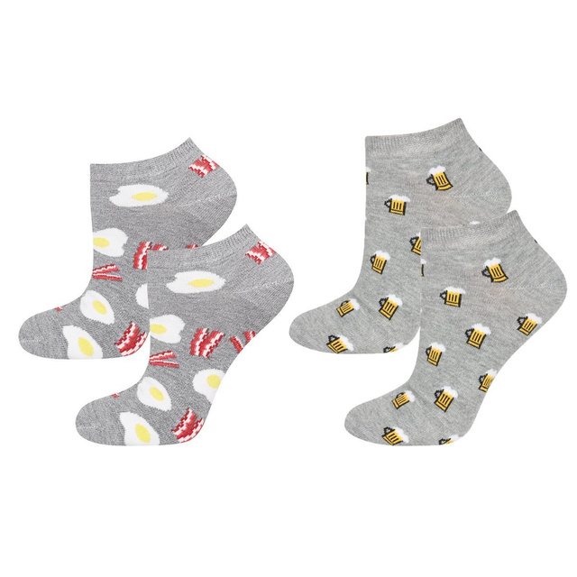 Lot de 2x SOXO GOOD STUFF pieds colorés et amusants pour hommes