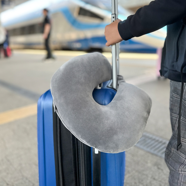 MOMO WAY oreiller de voyage multifonctionnel éléphant | croissant | oreiller de cou