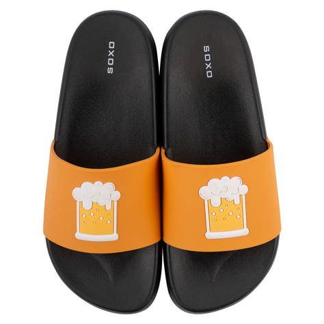 Tongs de plage SOXO Beer Premium pour femmes et hommes, idéales pour les vacances d'été et la piscine, en caoutchouc