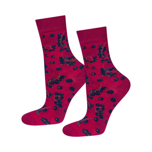 Chaussettes femme SOXO GOOD STUFF blackcurrant jam en pot