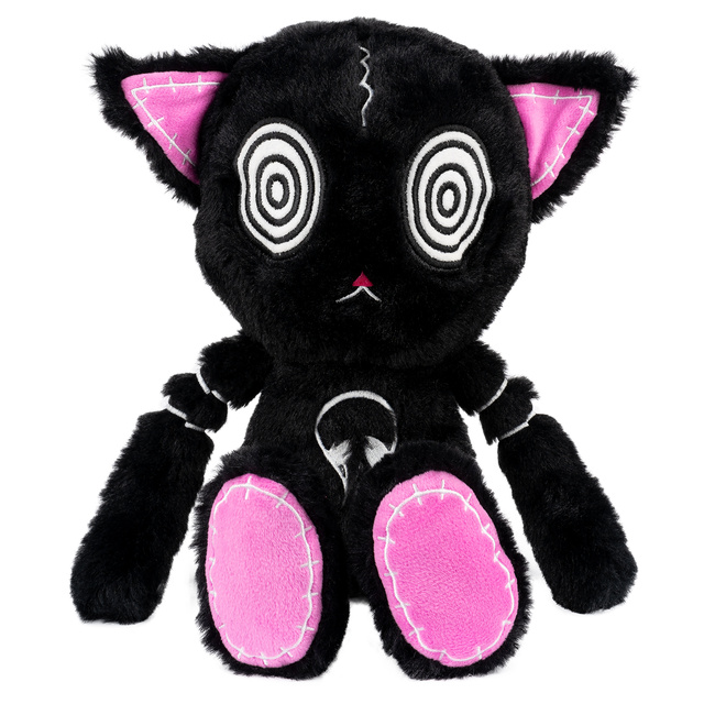 Gus Fink, chat noir mascotte HypnoCat Plushie Pal