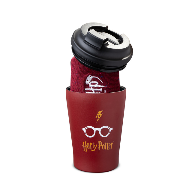 Coffret Cadeau Chaussettes Harry Potter + Mug Isotherme
