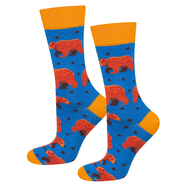 Les chaussettes de l'ours coloré de SOXO sont une idée de cadeau parfaite pour un homme