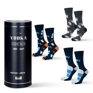 Lot de 3 chaussettes colorées pour hommes SOXO GOOD STUFF Vodka