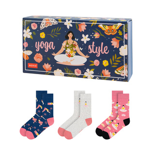 Paquet de 3 paires de chaussettes pour femmes SOXO Yoga