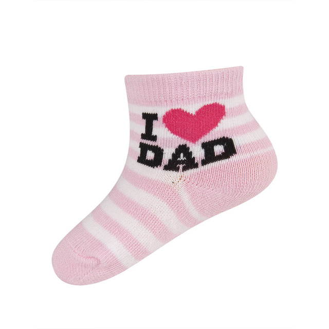 Chaussettes bébé SOXO avec inscription I love DAD