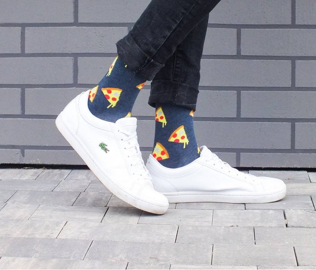Chaussettes colorées homme SOXO GOOD STUFF chaussettes pizza | pour lui