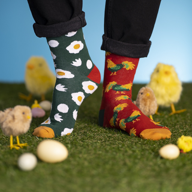 Chaussettes colorées pour homme SOXO GOOD STUFF poule